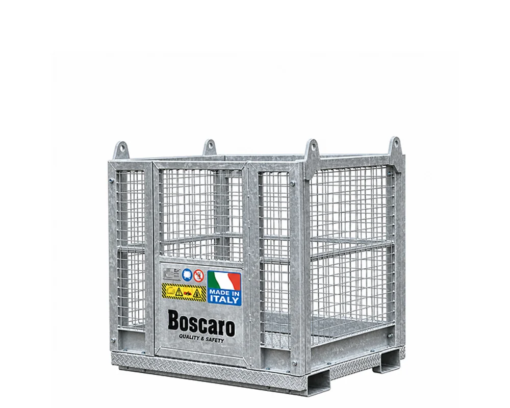 Detachable galvanized crane man basket