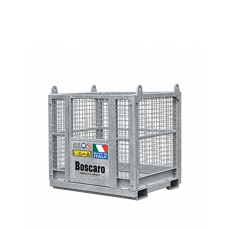 Detachable galvanized crane man basket