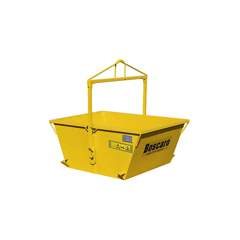 Crane tilting bucket