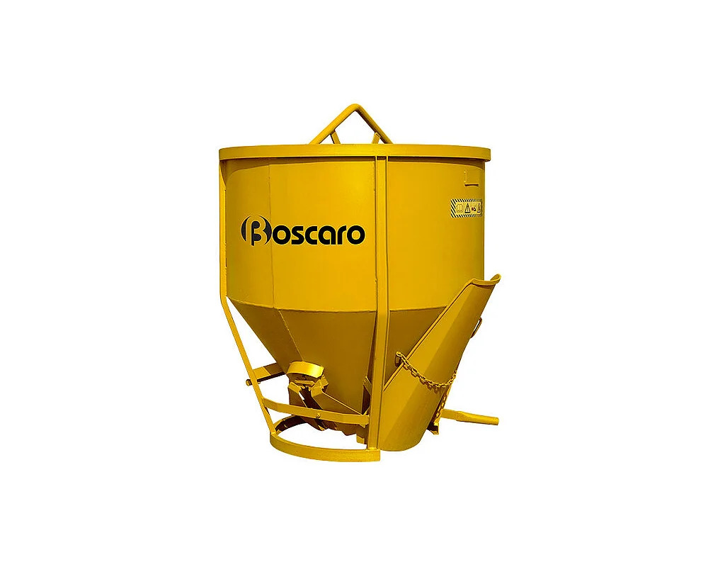 Conical concrete bucket for batching plant Boscaro Italia