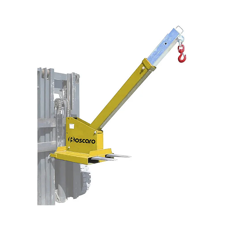 Fork mounted crane jib