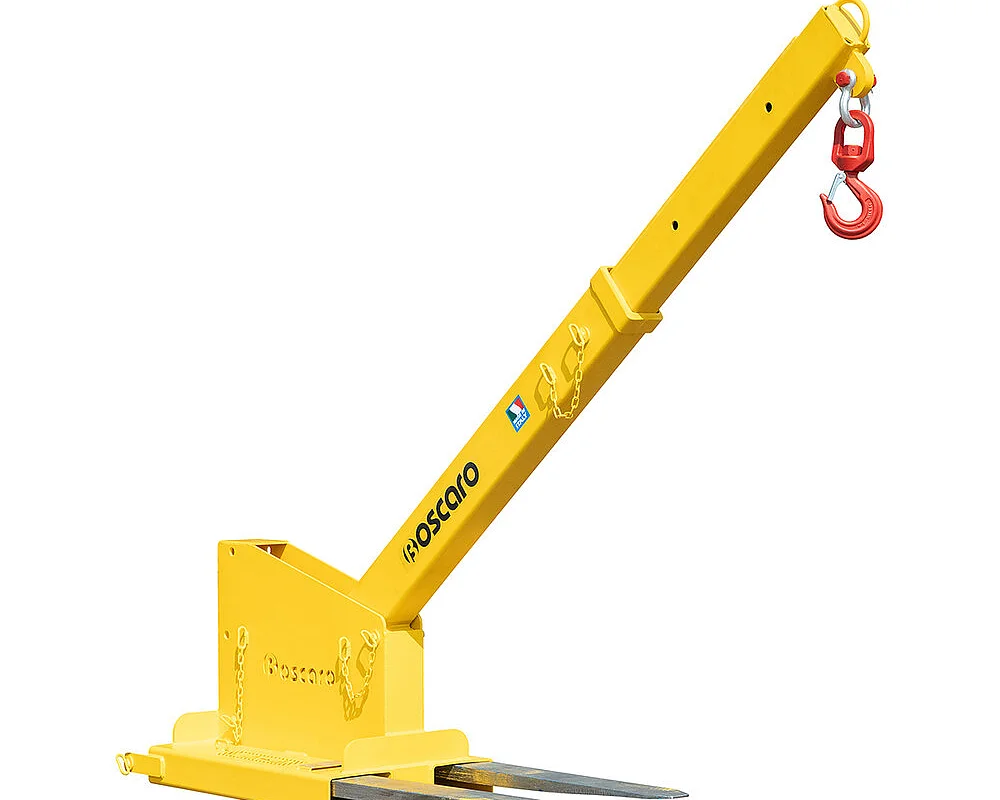 Fork mounted crane jib